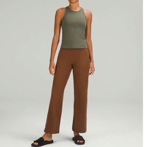 Lululemon Align High-Rise Wide-Leg Pant 31" Roasted Brown Size 6